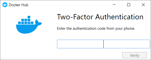 Docker桌面2FA